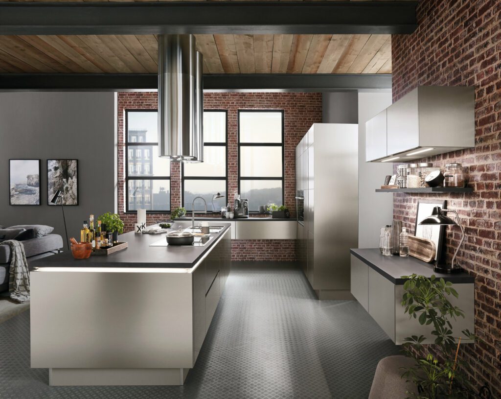 Nobilia Metallic Handleless Kitchen 1 | Kutchenhaus, Woodford